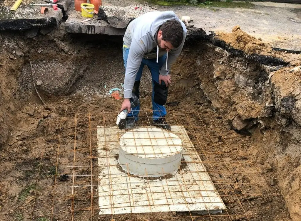 Kanalizace v kempu Jasenka