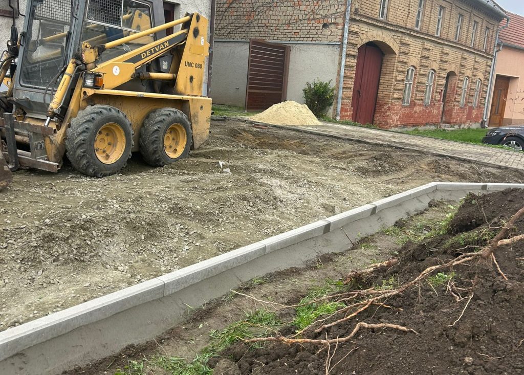 Příprava pod zámkovou dlažbu